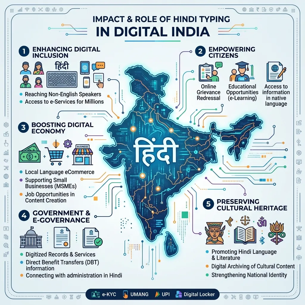 डिजिटल इंडिया अभियान में हिंदी टाइपिंग की बढ़ती भूमिका